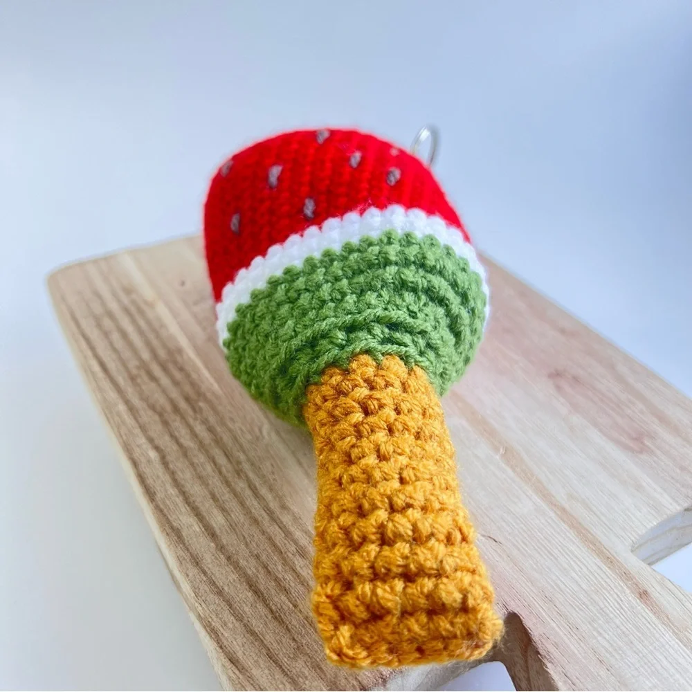 Handcrafted Giant Watermelon Popsicle Keychain